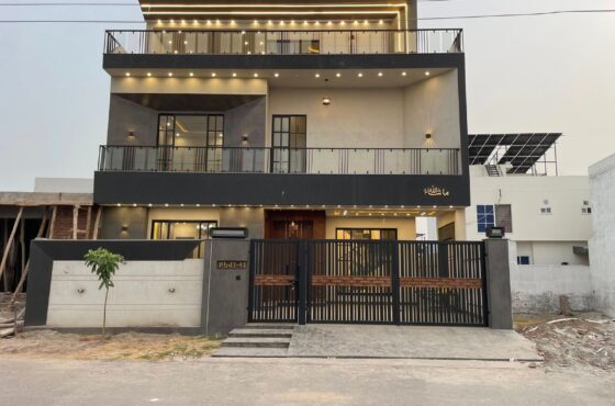 PKR 4Crore -10 Marla Modern Elevation Triple Storey House for Sale